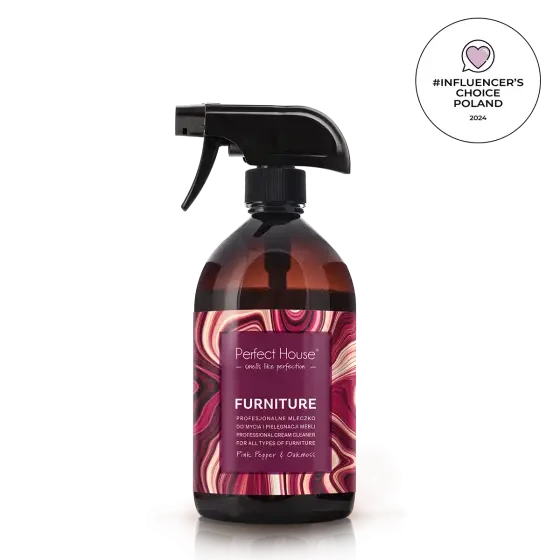 منظف أثاث كريمي احترافي، فلفل وردي وطحلب البلوط | FURNITURE professional furniture cream cleaner, Pink Pepper & Oakmoss