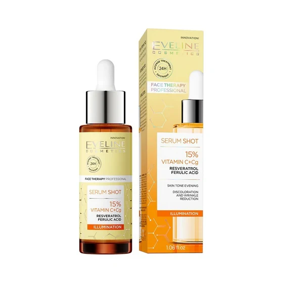 سيروم بـ 15% فيتامين سي + سي جي، لزيادة الإشراق | SERUM SHOT 15% VITAMIN C+Cg ILLUMINATION