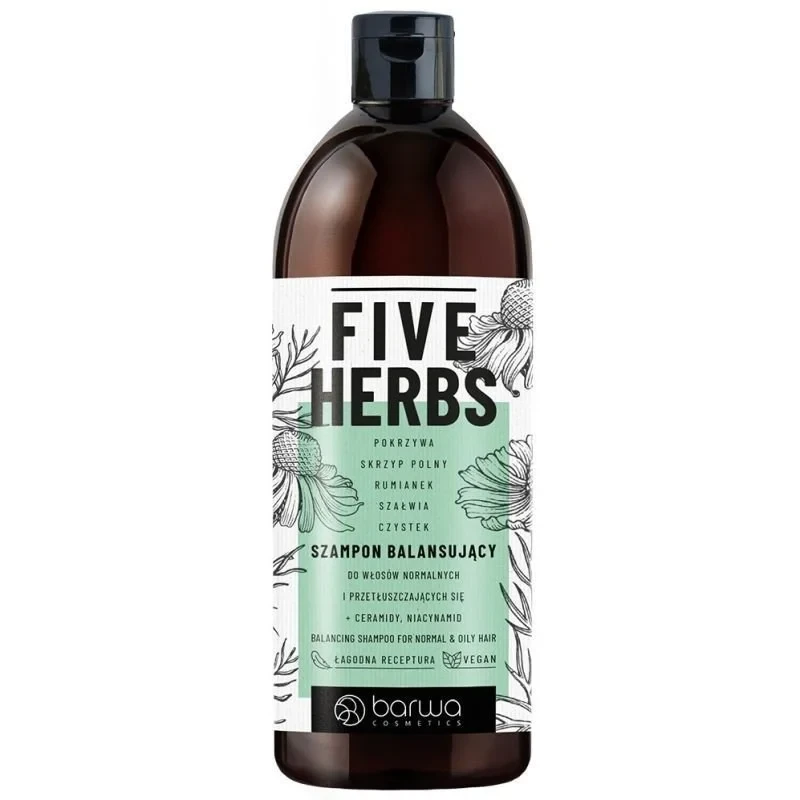 Hair shampoo, balancing, normal and  oily hair 480 ml